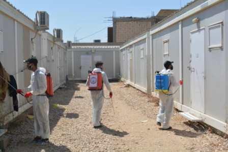 حملة تعفير مخيم ابا ذر الغفاري في كربلاء