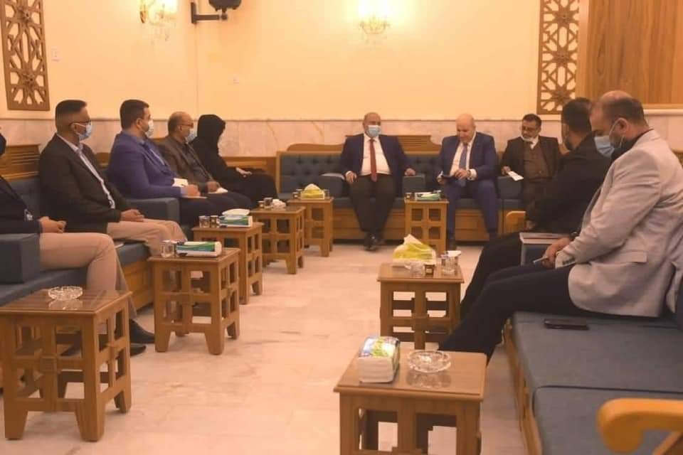 اجتماع السيد محافظ كربلاء المقدسة المهندس نصيف جاسم الخطابي والمنظمات العاملة في المحافظة