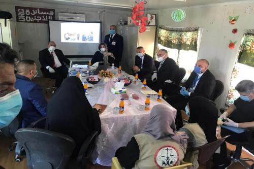 حضور السيدة معالي وزيرة الهجرة والمهجرين ايفان فائق الى محافظة كربلاء