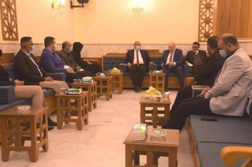 Mr. Nssaif Jassem Al-Khattabi Governor of Holy Karbala meets the NGOs operating in the province